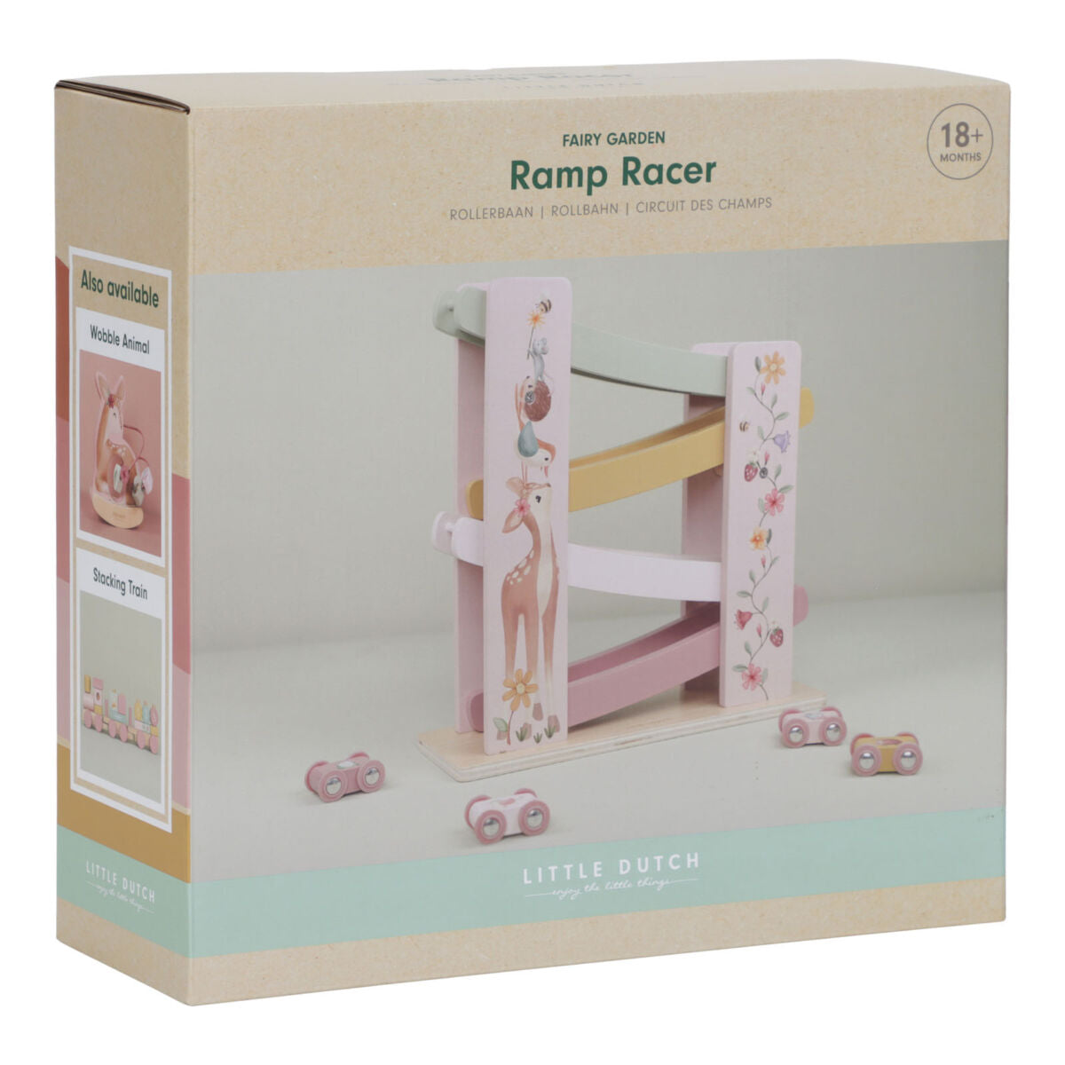 Koka trase Fairy Garden, Ramp Racer, rozā, Little Dutch, LD7355