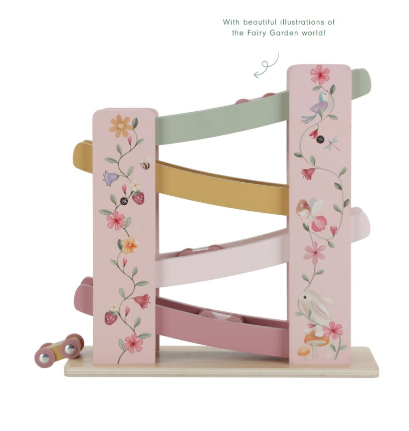 Koka trase Fairy Garden, Ramp Racer, rozā, Little Dutch, LD7355
