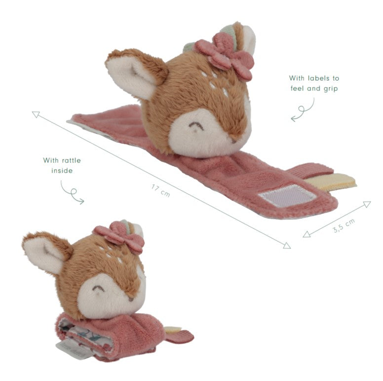 Rokassprādzes grabulis - Stirniņa, Fairy Garden, Wrist Rattle Deer, Little Dutch, LD9024
