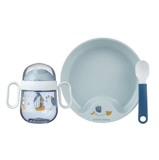 Mazuļu trauku komplekts Sailors Bay, Baby dinnerware, 3 vienības, Little Dutch, 108040065244