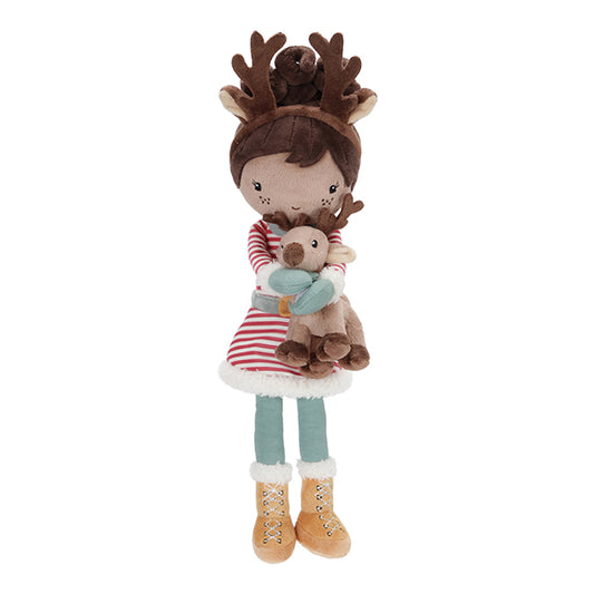 Ziemassvētku lelle Evi, Christmas Doll 35cm, Little Dutch, LD4566