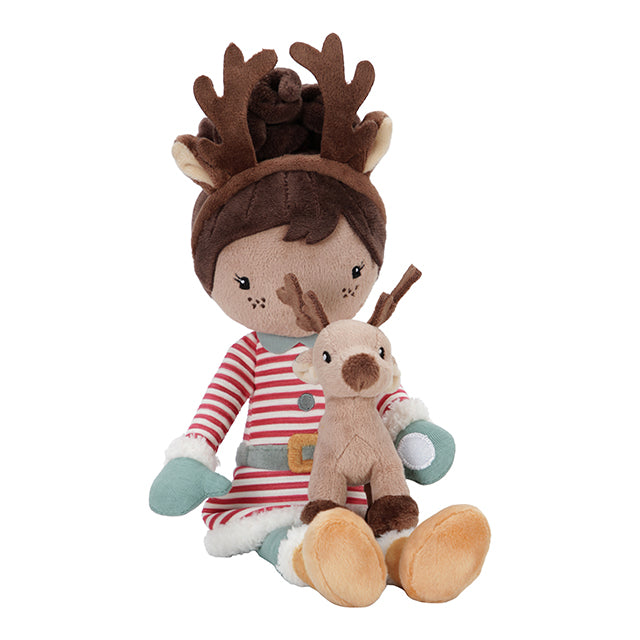 Ziemassvētku lelle Evi, Christmas Doll 35cm, Little Dutch, LD4566