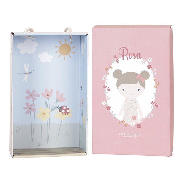 Lelle Doll Rosa dāvanu kastē 35cm, Little Dutch, LD4557