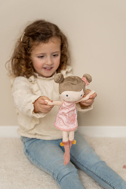 Lelle Doll Rosa dāvanu kastē 35cm, Little Dutch, LD4557