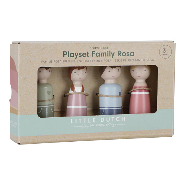 Leļļu mājas ģimene, Doll's house Rosa Family, Little Dutch, LD7121