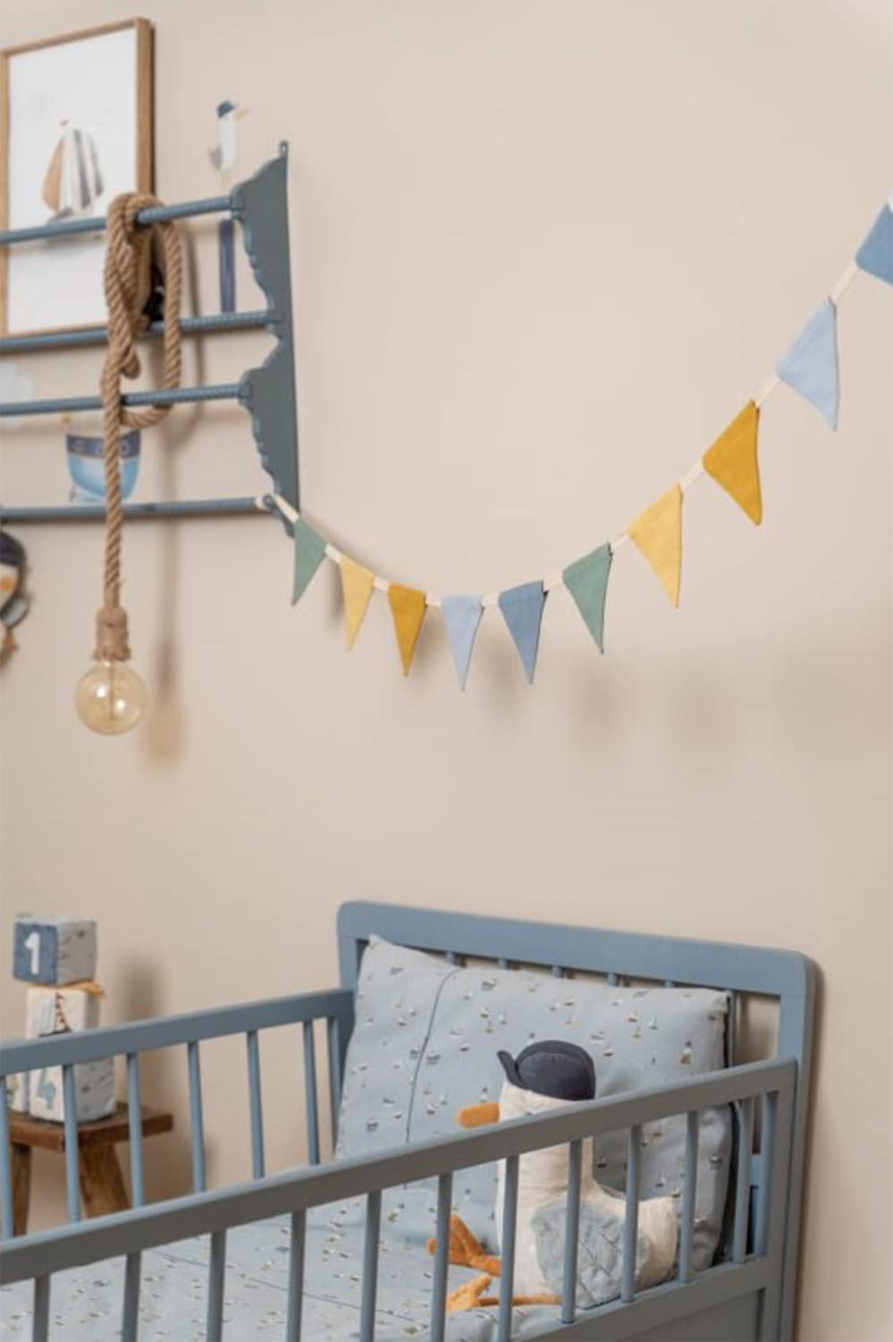 Karodziņu virtene zila, Blue garland, Little Dutch, AC21042006