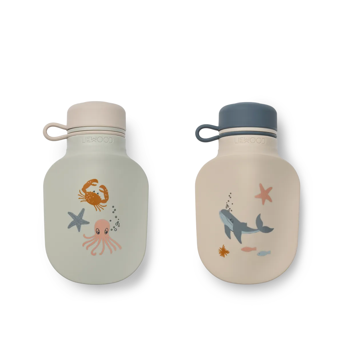 Smūtiju pudelītes, Lizzie Smoothie Bottles, 2gab, Sea creature, Liewood, LW19847-1032