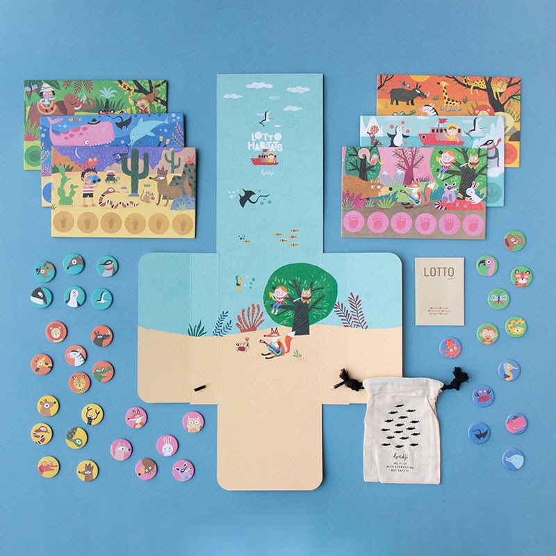 Spēle Habitats Lotto, Londji