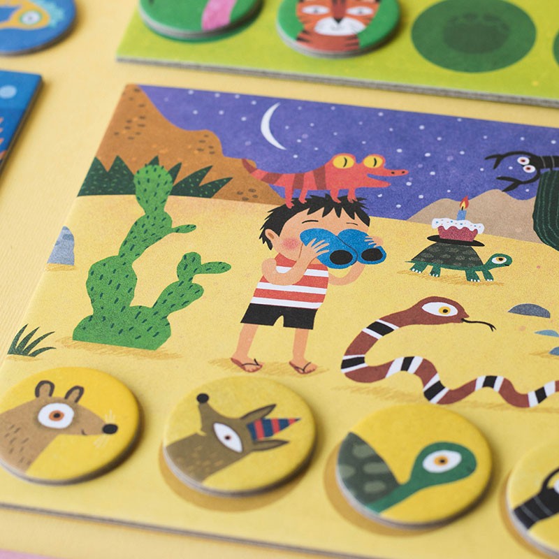 Spēle Habitats Lotto, Londji