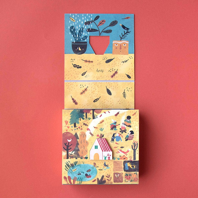 Puzle - Dabas māja ar gadalaikiem, A home for nature, Londji, PZ58U