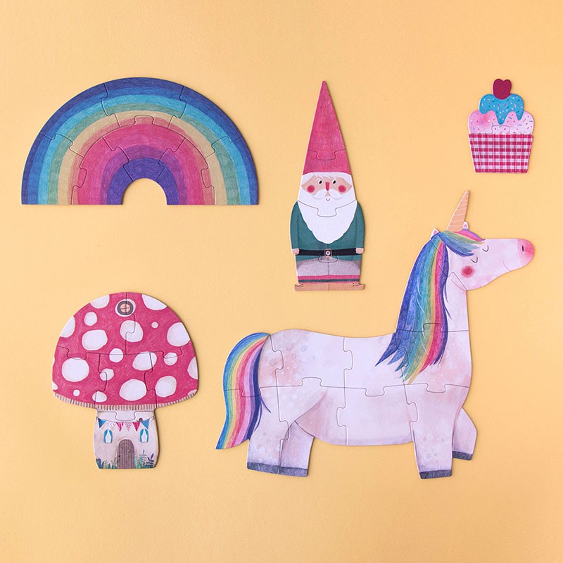 Puzle - Daudz laimes dzimšanas dienā Vienradzi, Happy Birthday Unicorn Puzzle, Londji