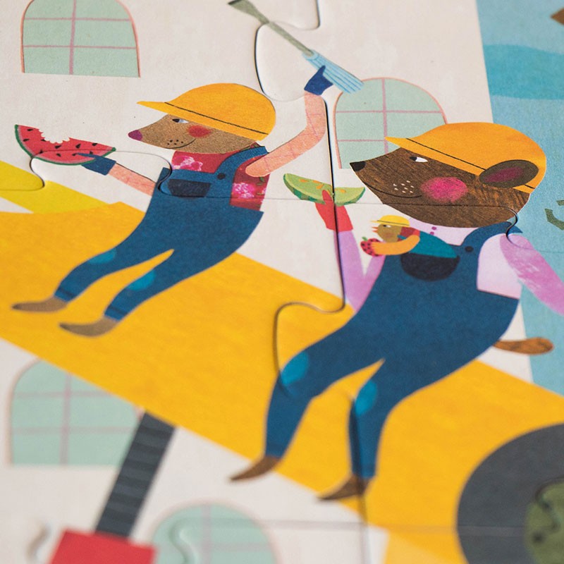 Puzle - Gribu būs celtnieks, I want to be a builder, Londji, PZ38U