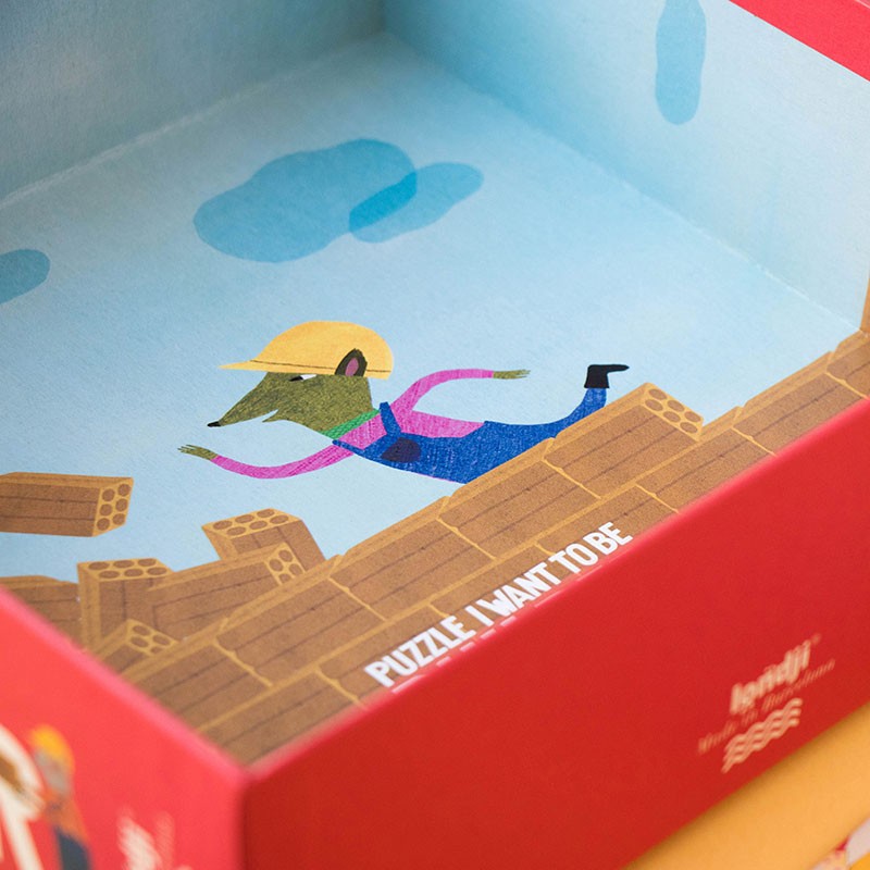 Puzle - Gribu būs celtnieks, I want to be a builder, Londji, PZ38U