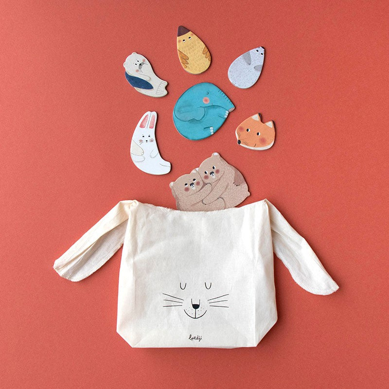 Puzle - Mammas un mazuļi,  PZ601U, Mama Puzzle, Londji