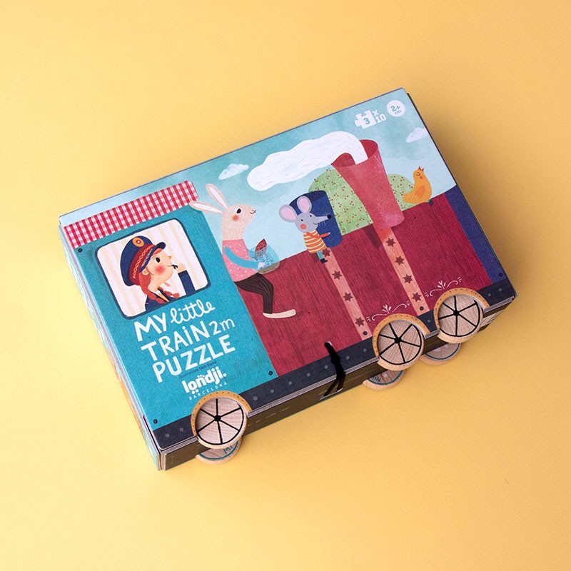 Puzle - Mans mazais vilciens, My little train, Londji, PZ588U