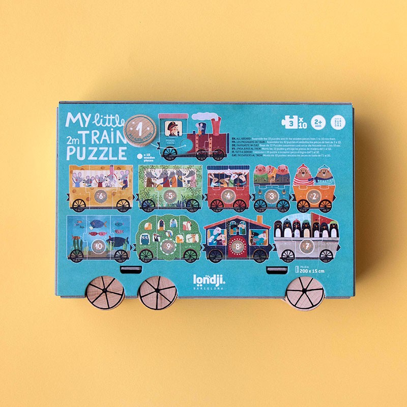 Puzle - Mans mazais vilciens, My little train, Londji, PZ588U