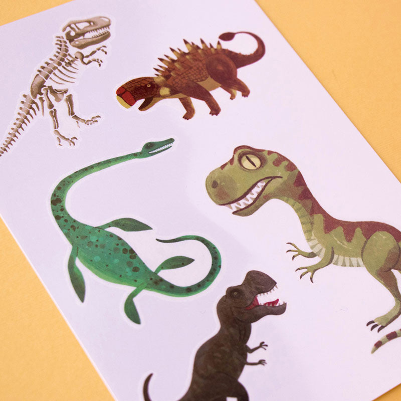 Bērnu tetovējumi - Dinozauri, Kids Tattoo Jurassic Dinosaurs, CC069U, Londji