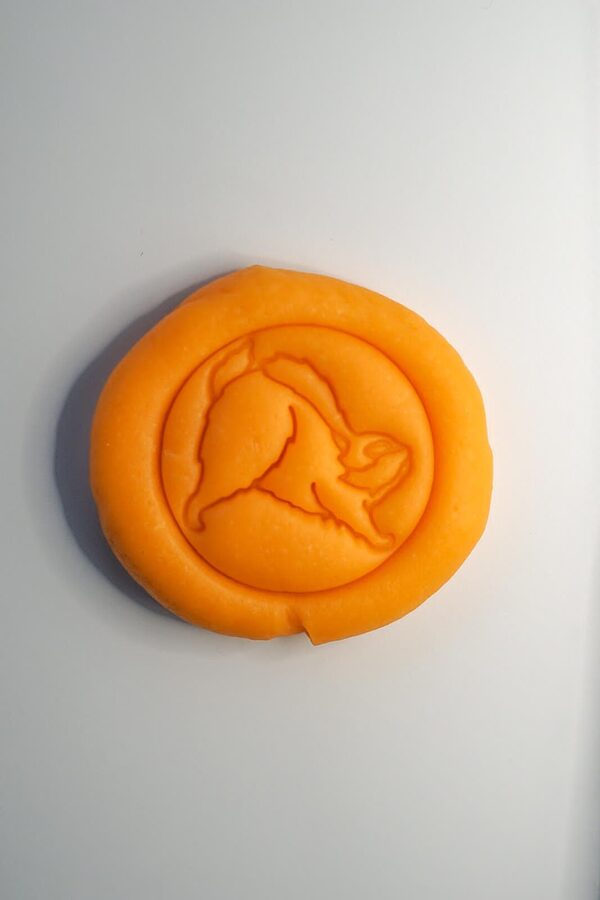 Mīkstais plastilīns 120g - oranžs, MĪCI