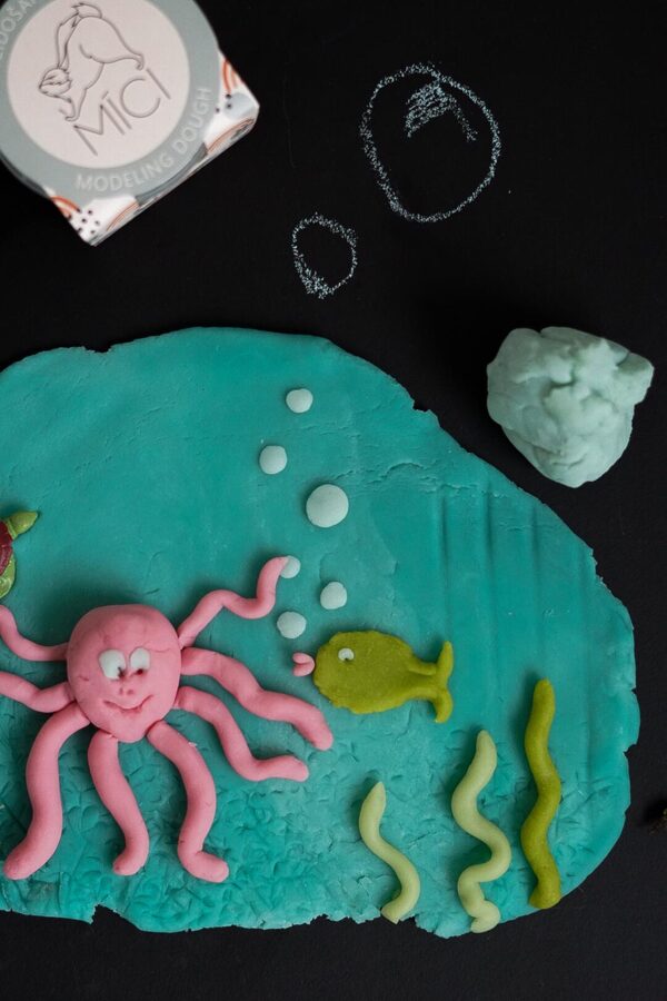 Mīkstais plastilīns 120g - rozā, MĪCI