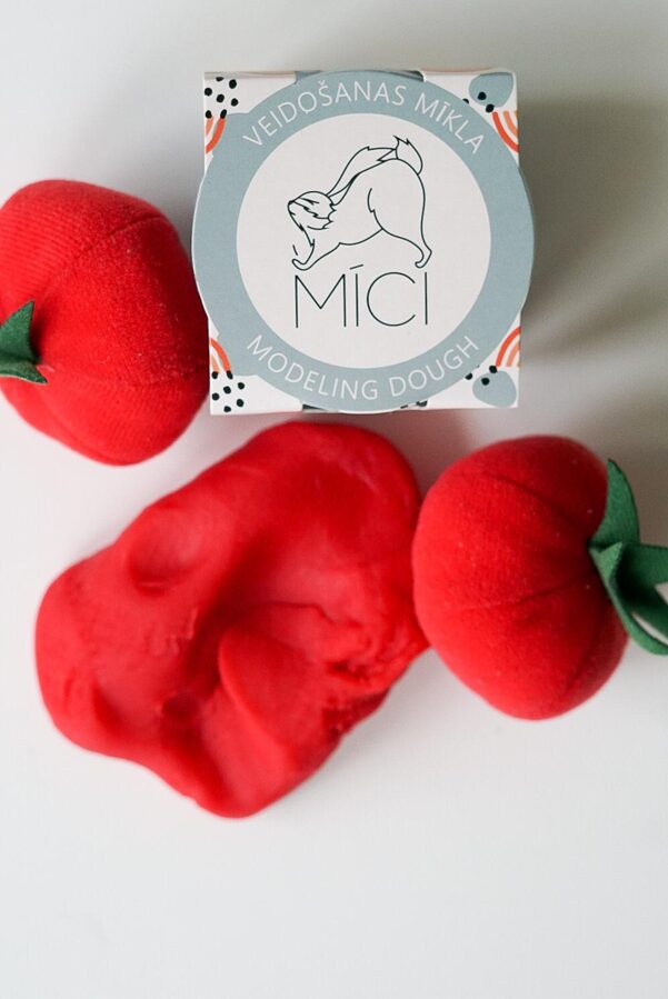 Mīkstais plastilīns 120g - sarkans, MĪCI