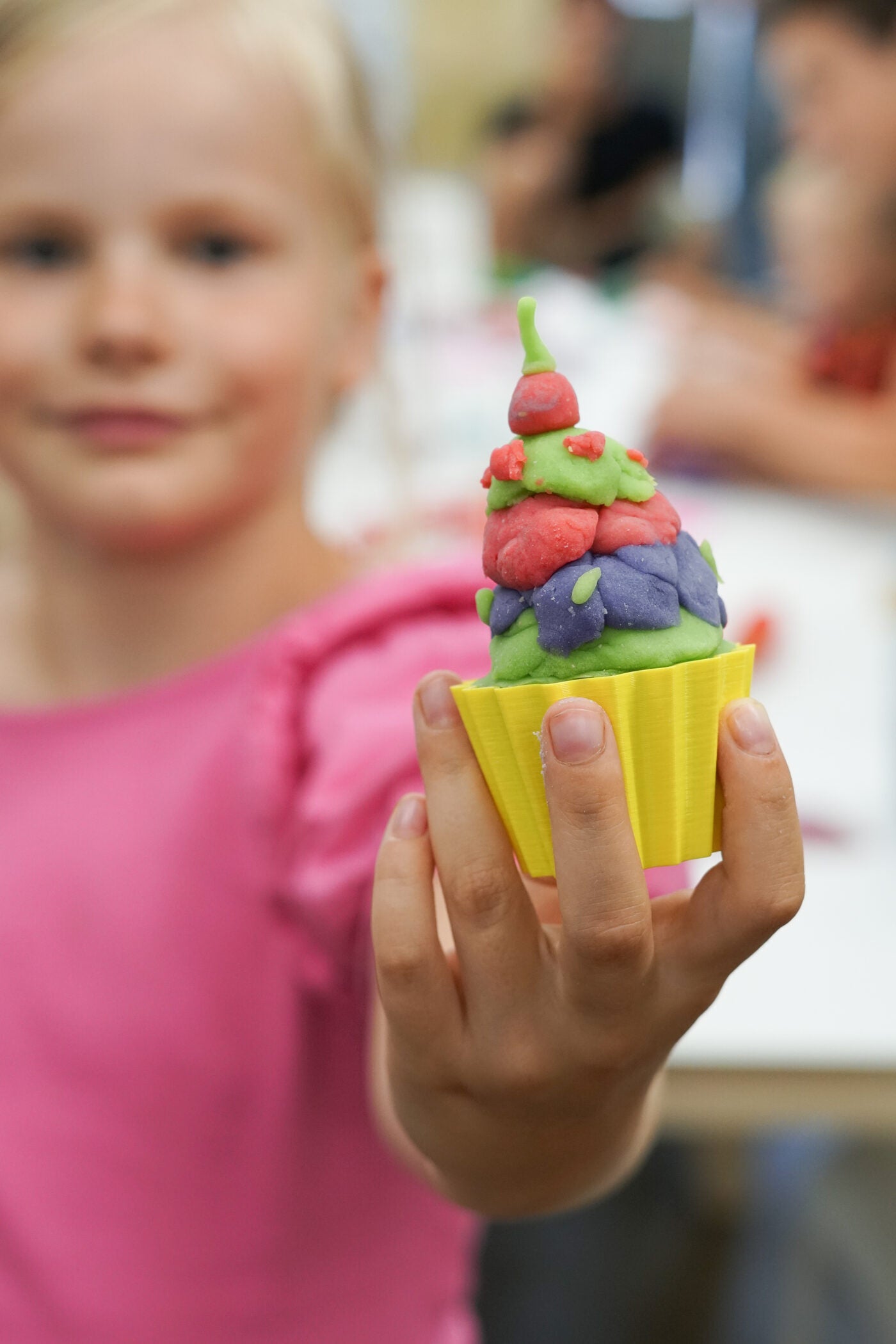 Plastilīna formiņa - kēksiņa forma, dzeltena, MĪCI