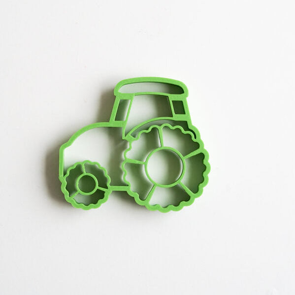Plastilīna formiņa - traktors, zaļš, MĪCI