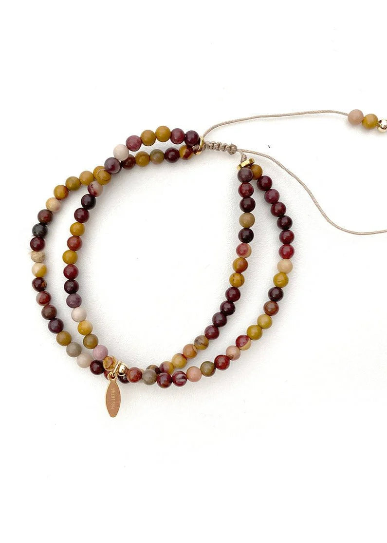 Rokassprādze "Me and Mom", MRS Ertha bracelet, mookaite, ER1043