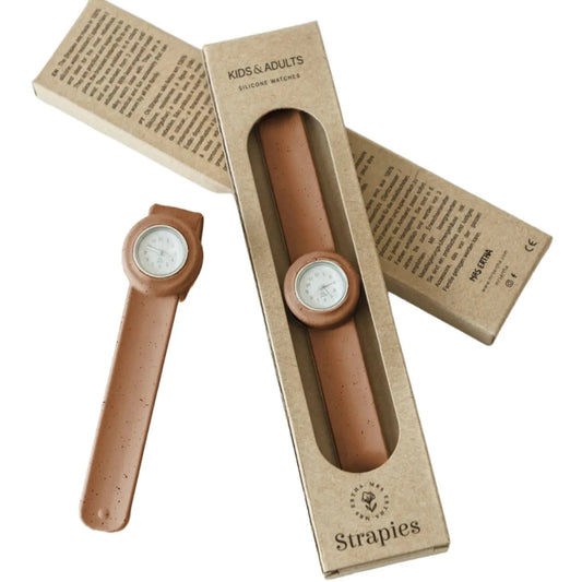 Bērnu rokas pulkstenis New Strapies, Rusted Brick, , Mrs Ertha. ER1143-2