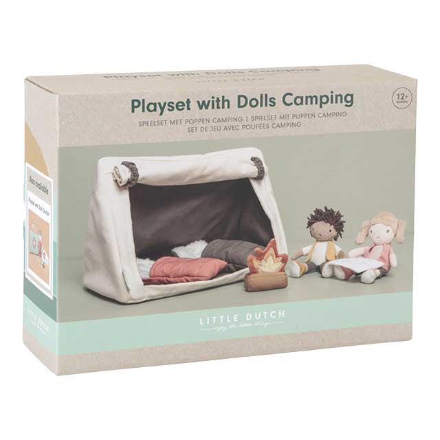 Rotaļu komplekts ar lellēm, Playset with dolls "Camping ", Little Dutch, Kempings, LD4550