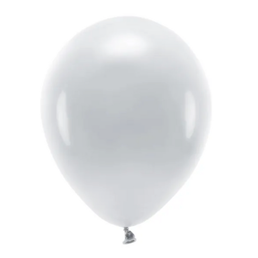 Hēlija balons - Metallic Silver Snow Balloon, 30cm, Hēlija baloni Liepājā, SB14PM-018