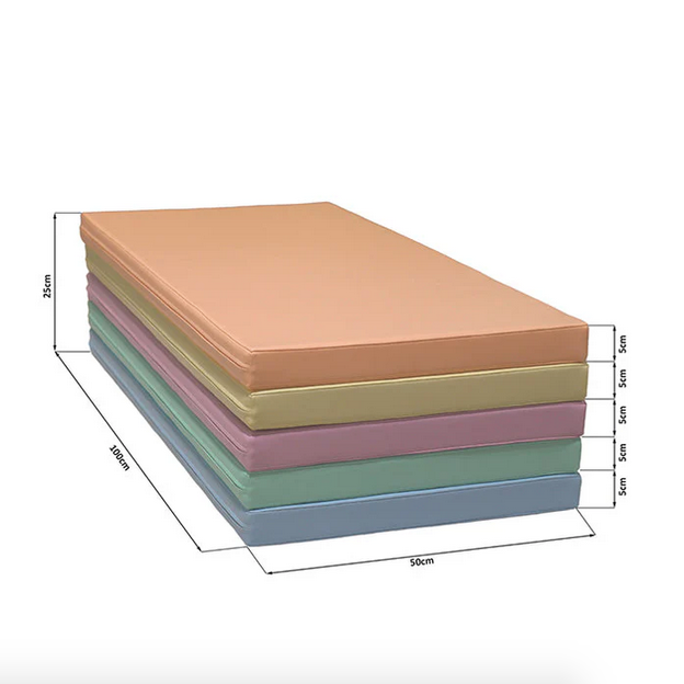 Mīksto rotaļu matraču komplekts Safety and Comfort Mat Set Soft Play, IGLU - Pastel, pasteļkrāsas, SET_MATTRESS_2