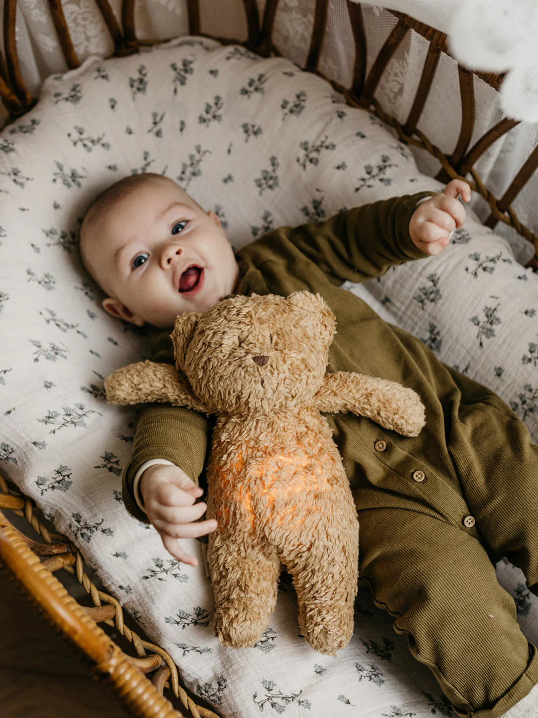 Moonie lācis Organic Humming Bear, Cappuccino, 5903943986187