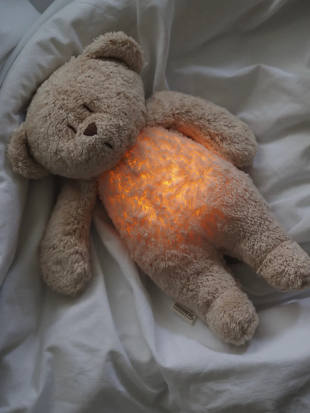 Moonie lācis Organic Humming Bear, Cappuccino, 5903943986187