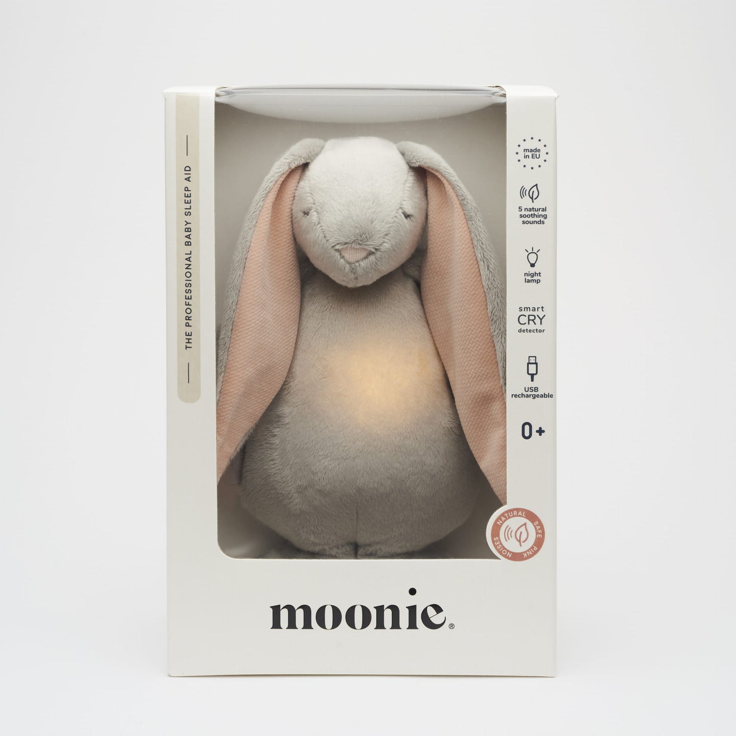 Baltā trokšņa miega zaķis ar raudāšanas sensoru, Cloud, Moonie, 5903943986576