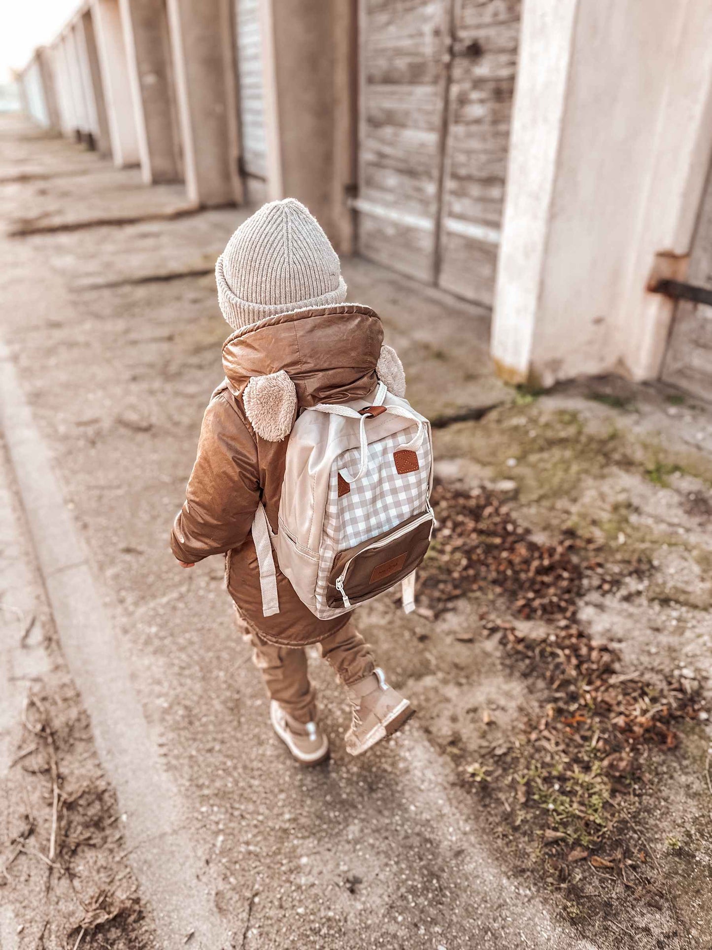 Bērnu mugursoma, Backpack Soft Squares, Mrs Ertha