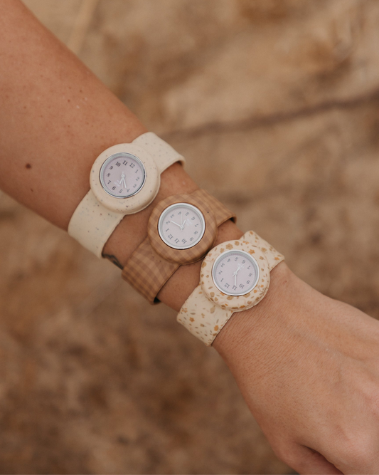 Bērnu rokas pulkstenis - Strapies, Vintage Squares, Mrs. Ertha, ER1143