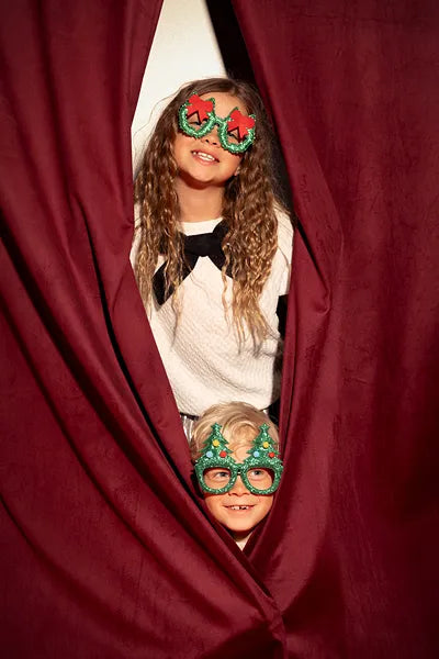 Dekoratīvas Ziemassvētku brilles, Christmas Tree Glasses, Party Deco, OKR30