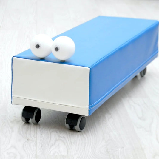 Mīkstie kluči uz riteņiem Mazais Sērfotājs,  Soft Play on Wheels, Oplay, red, OP09