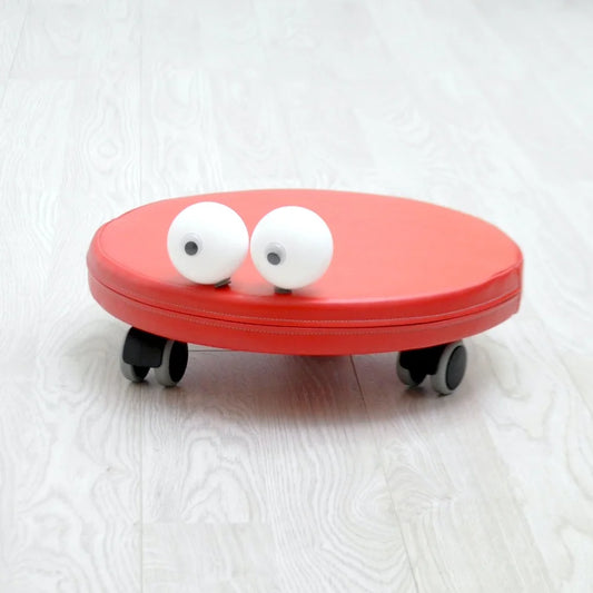 Mīkstie kluči uz riteņiem Mazais Sērfotājs,  Soft Play on Wheels, Oplay, red, OP06