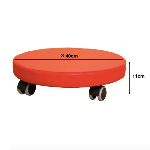 Mīkstie kluči uz riteņiem Mazais Sērfotājs, Soft Play on Wheels, Oplay, red, OP06
