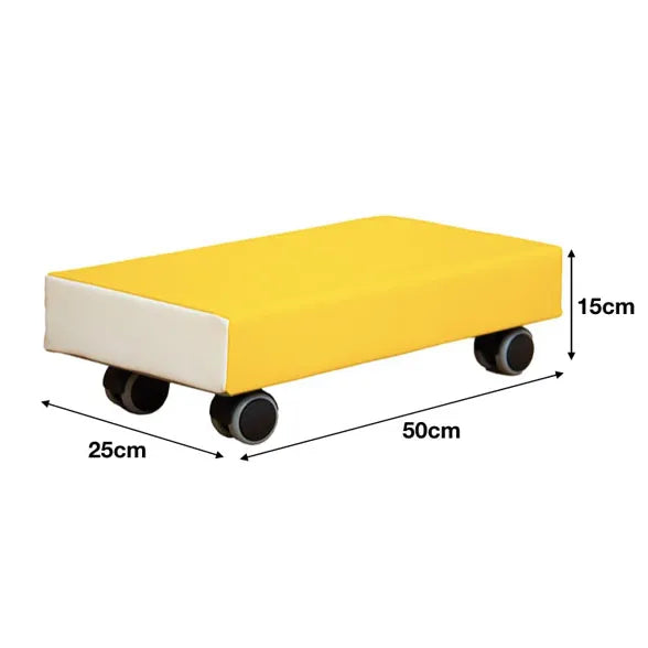 Mīkstie kluči uz riteņiem Mazais Sērfotājs, Soft Play on Wheels, Oplay, red, OP07