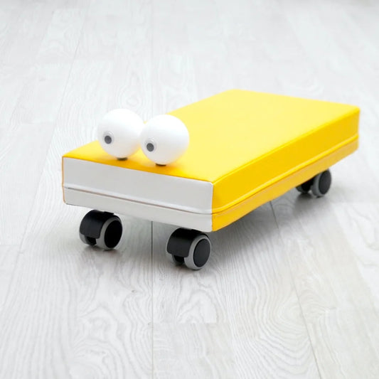 Mīkstie kluči uz riteņiem Mazais Sērfotājs,  Soft Play on Wheels, Oplay, red, OP07