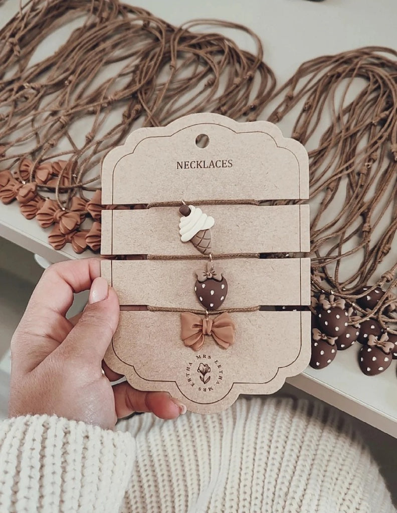 Kaklarotu komplekts, Pack of 3 Necklaces, Mrs.Ertha