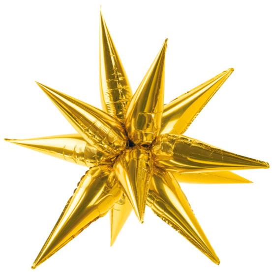 Folija balons Zvaigzne 3D, pildāms ar gaisu, 95cm, FB67M-019