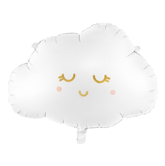 Liels folija balons Mākonis, pildāms ar gaisu vai hēliju, 51x35.5cm, Hēlija baloni Liepājā