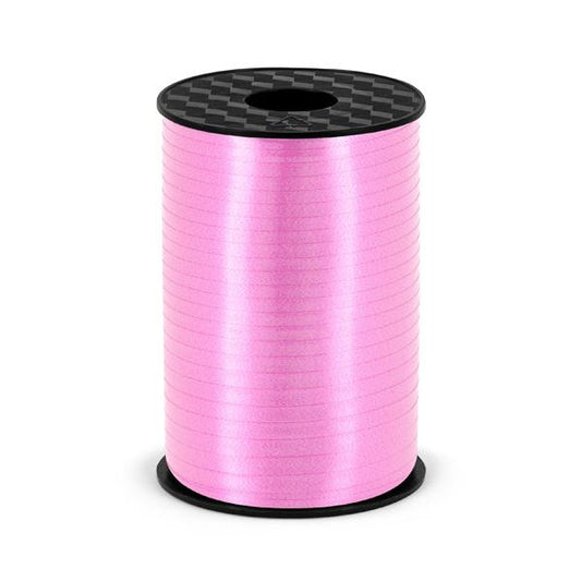 Rozā plasmasas dāvanu lente - Plastic Ribbon,  PRP5-081J, light pink, 5mm/225m