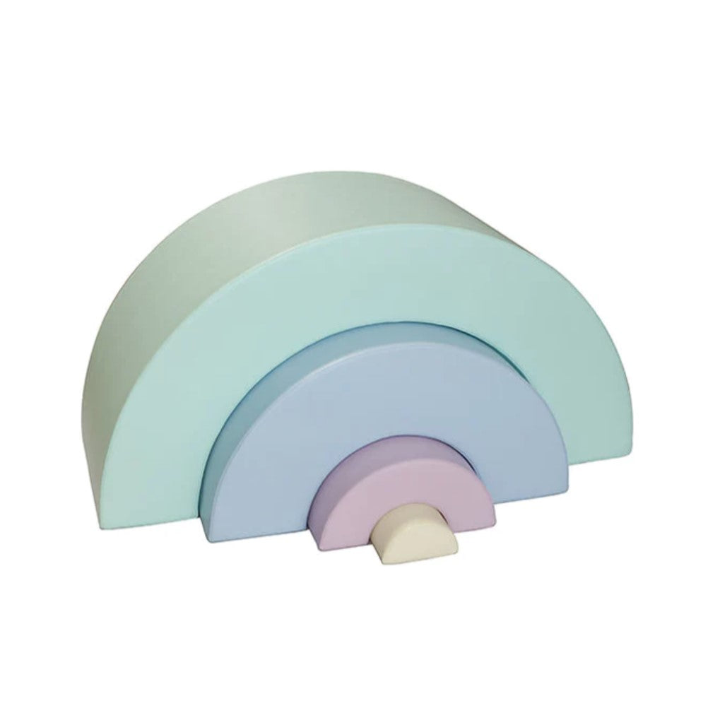 Mīkstie kluči Montessori Rainbow Soft Play, IGLU - pasteļa, Rainbow_1