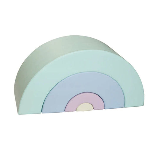 Mīkstie kluči Montessori Rainbow Soft Play, IGLU - pasteļa, Rainbow_1