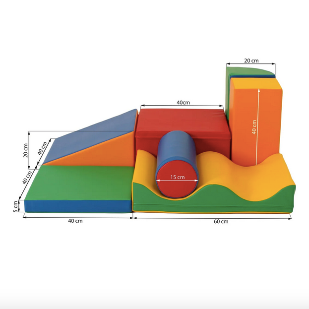 Mīkstie kluči Discoverer Soft Play, IGLU - Multi Color, SET_34_1
