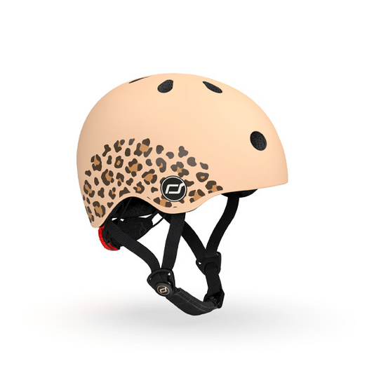 Bērnu ķivere Leopard Helmet, Scoot and Ride, XXS-S, 96561
